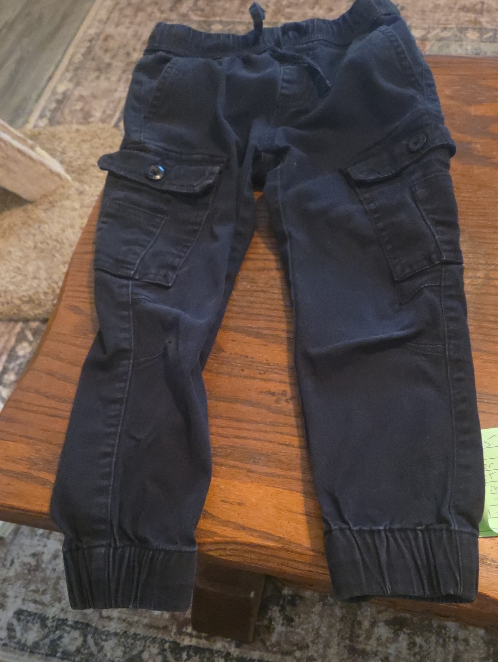 Ring of Fire Black Casual Cargo Pull-On Pants Boys Sz 5